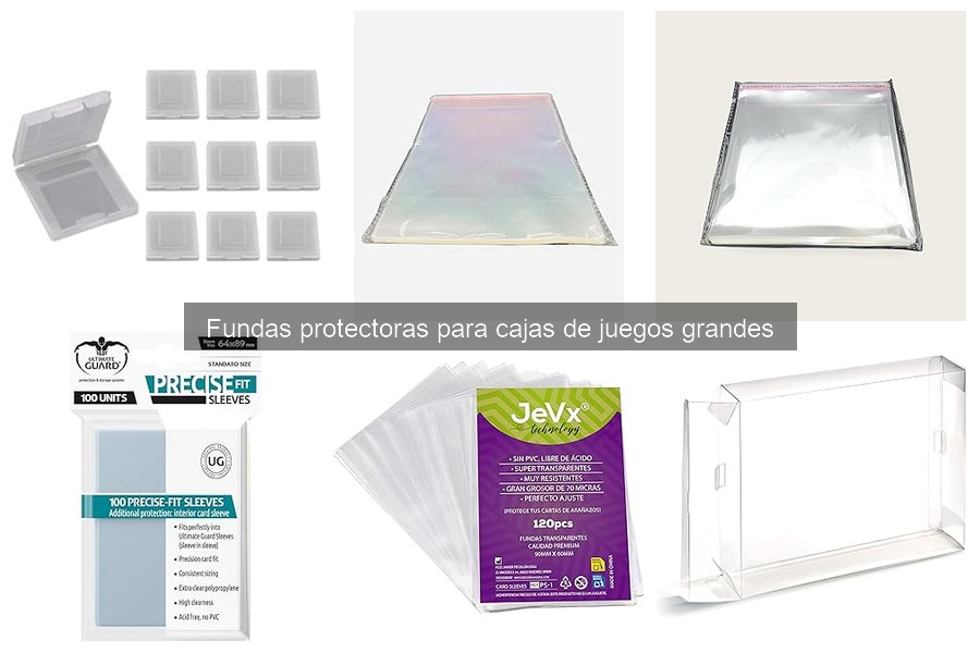 Dónde comprar fundas para cajas de juegos grandes