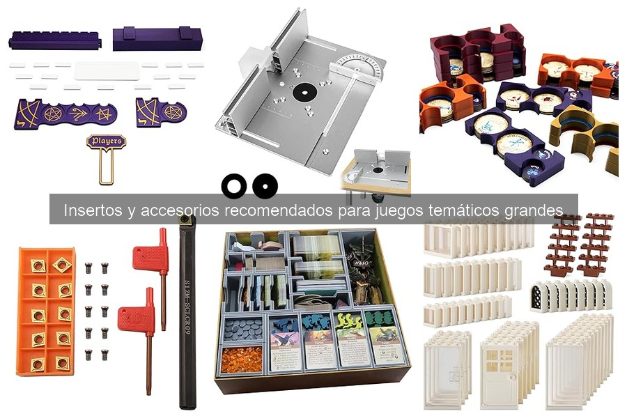 Dónde comprar insertos y accesorios para juegos de mesa grandes