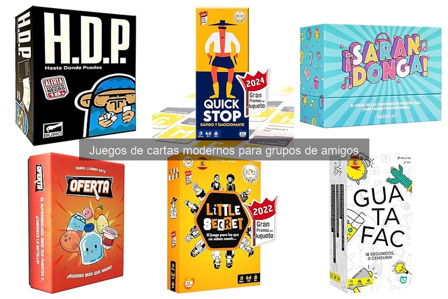Dónde comprar juegos de cartas modernos para grupos