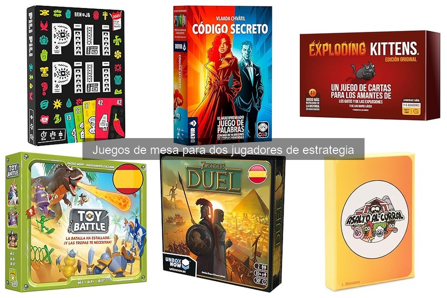 Dónde comprar juegos de mesa de estrategia para dos jugadores