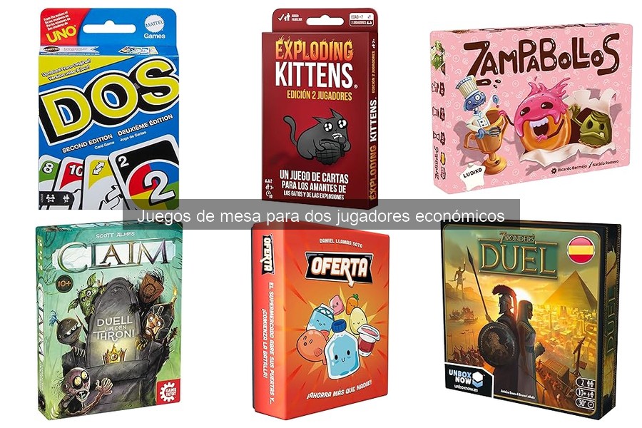 Dónde comprar juegos de mesa económicos para dos jugadores