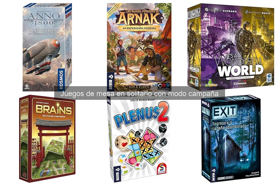 Dónde comprar juegos de mesa en solitario con modo campaña