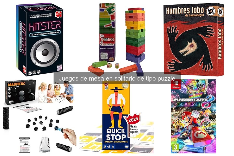Dónde comprar juegos de mesa en solitario tipo puzzle