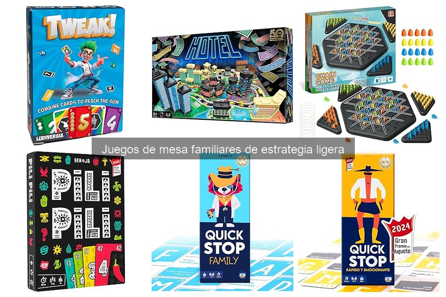 Dónde comprar juegos de mesa familiares de estrategia ligera