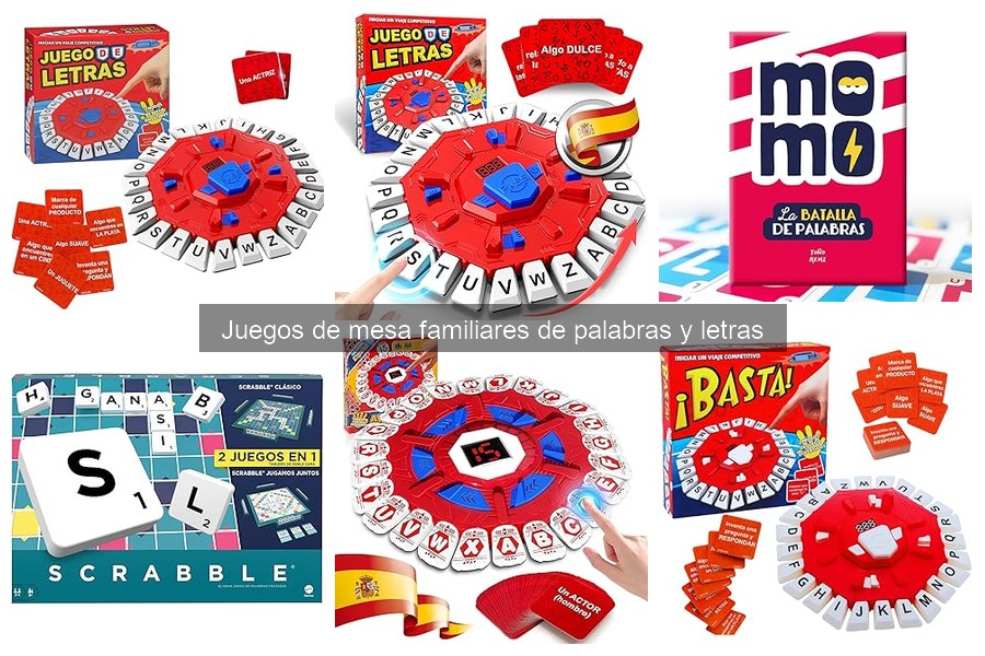 Dónde comprar juegos de mesa familiares de palabras y letras
