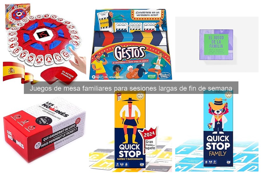 Dónde comprar juegos de mesa familiares para fines de semana