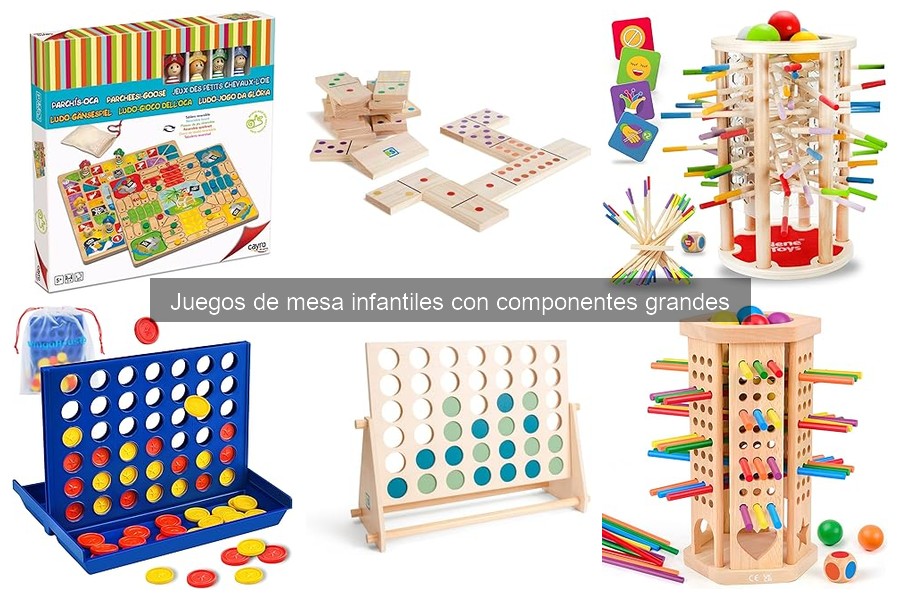 Dónde comprar juegos de mesa infantiles con componentes grandes