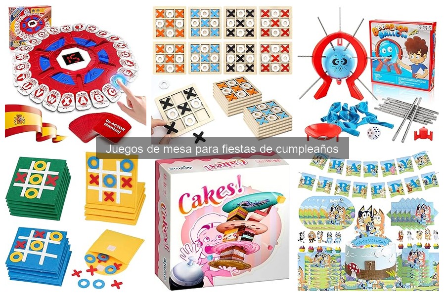 Dónde comprar juegos de mesa para cumpleaños