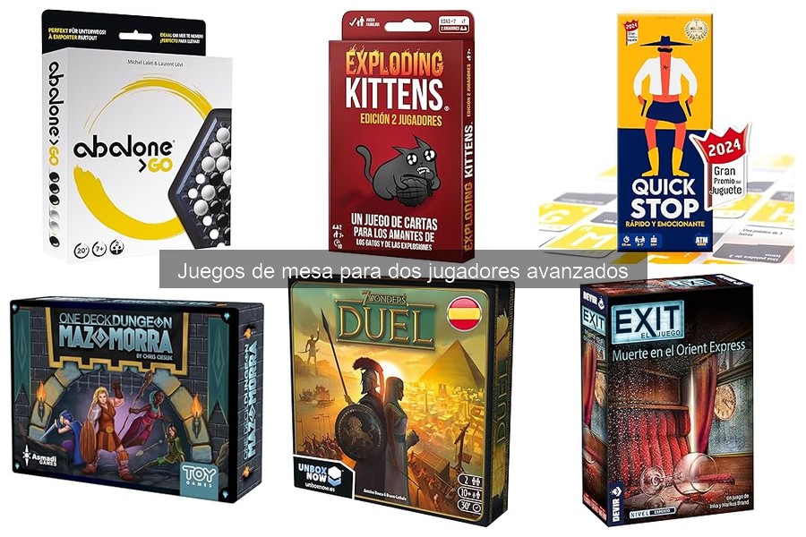 Dónde comprar juegos de mesa para dos jugadores avanzados