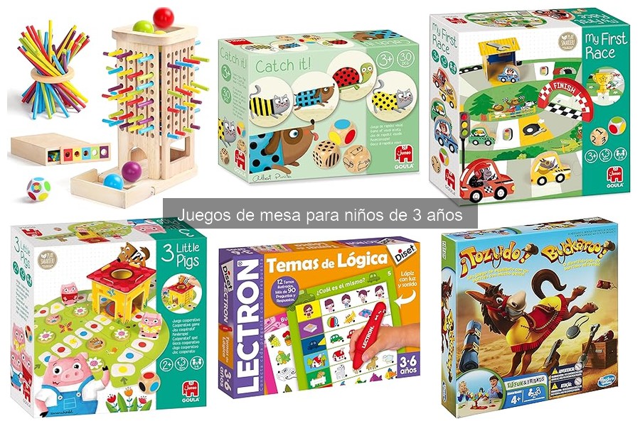 Dónde comprar juegos de mesa para niños de 3 años