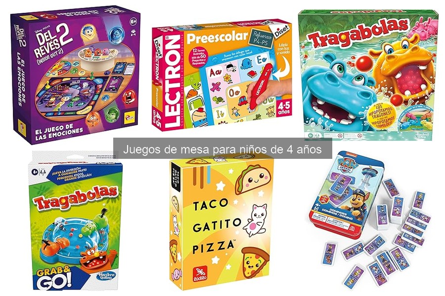 Dónde comprar juegos de mesa para niños de 4 años