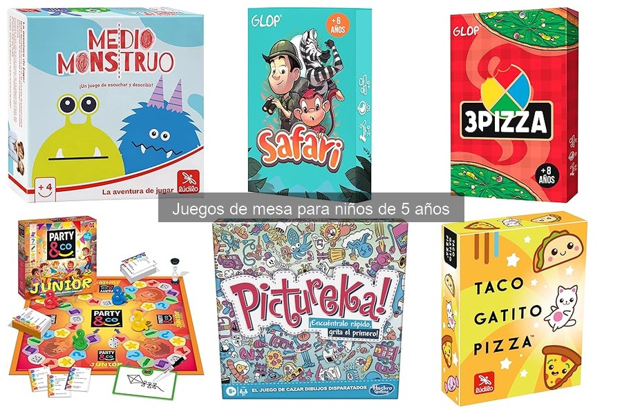 Dónde comprar juegos de mesa para niños de 5 años baratos