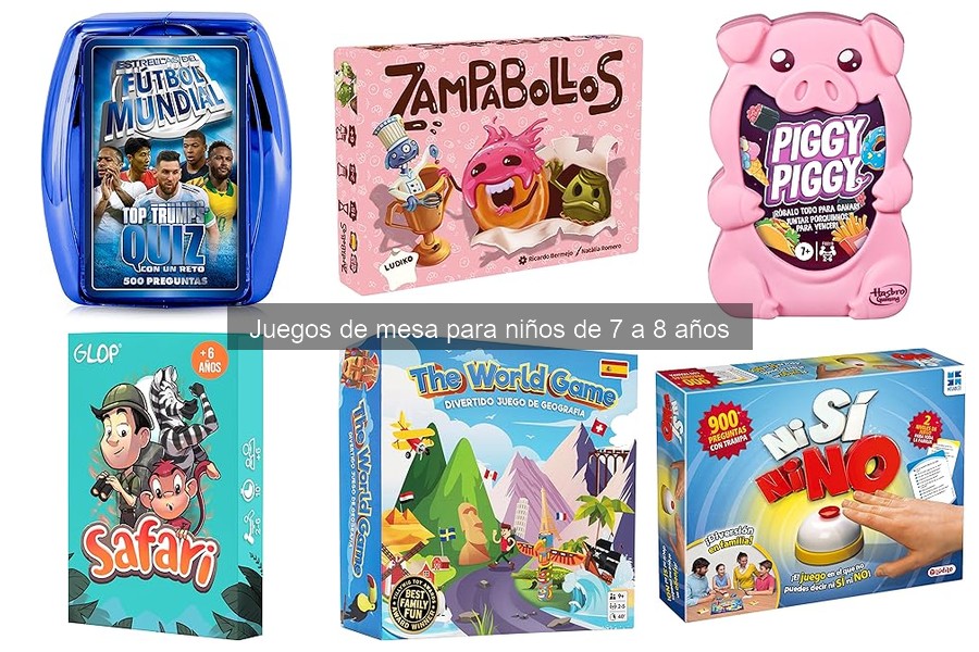 Dónde comprar juegos de mesa para niños de 7 a 8 años