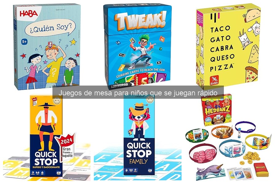 Dónde comprar juegos de mesa para niños que se juegan rápido