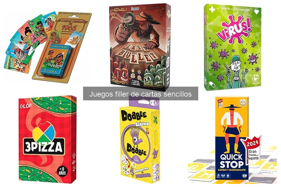 Dónde comprar juegos filler de cartas sencillos a buen precio