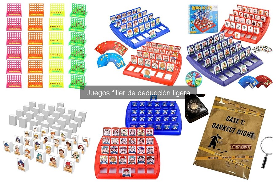 Dónde comprar juegos filler de deducción ligera en 2023