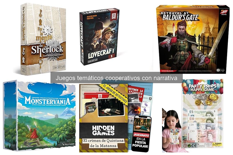 Dónde comprar juegos temáticos cooperativos con narrativa