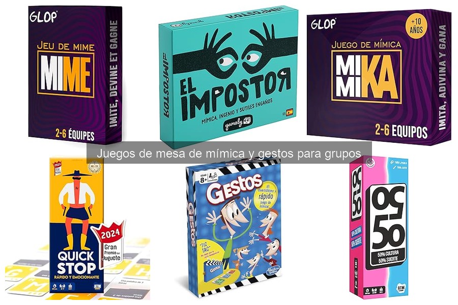 Dónde comprar los mejores juegos de mesa de mímica