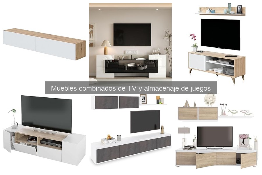 Dónde comprar muebles combinados de TV y almacenaje de juegos