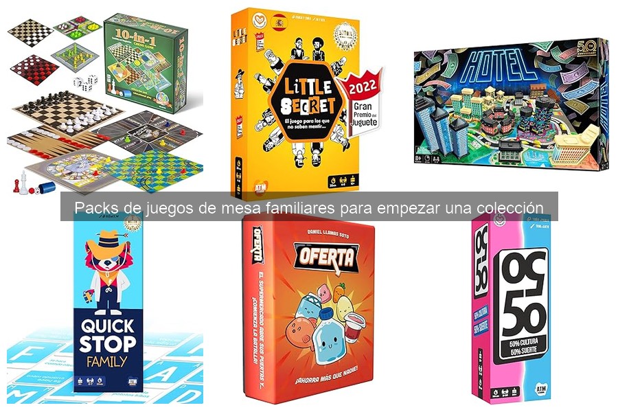 Dónde comprar packs de juegos de mesa familiares