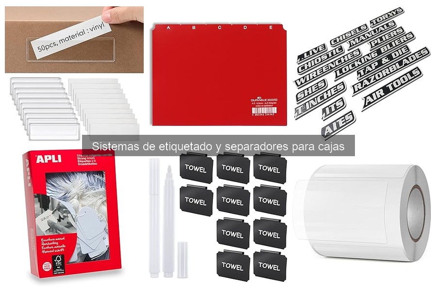 Dónde comprar sistemas de etiquetado y separadores para juegos de mesa