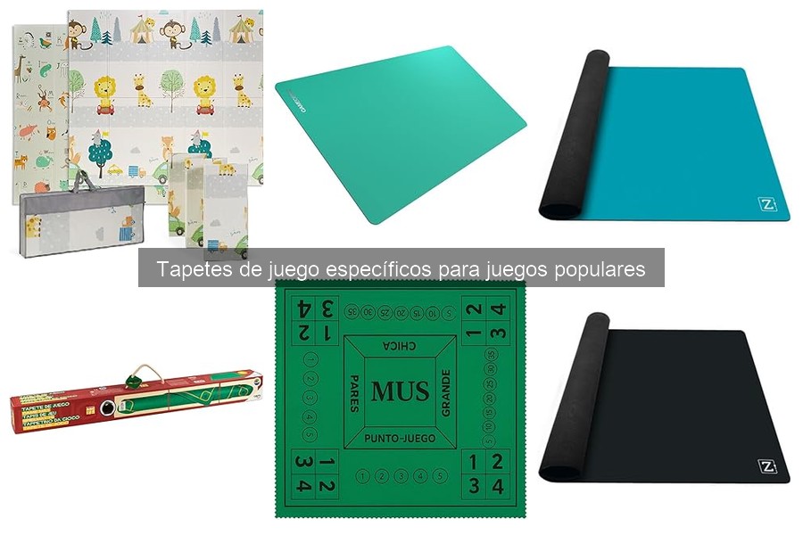 Dónde comprar tapetes de juego para tus juegos populares