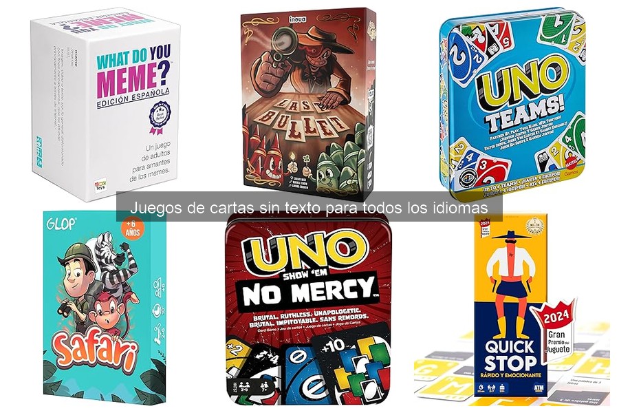 Ejemplos de Partidas de Juegos de Cartas Sin Texto