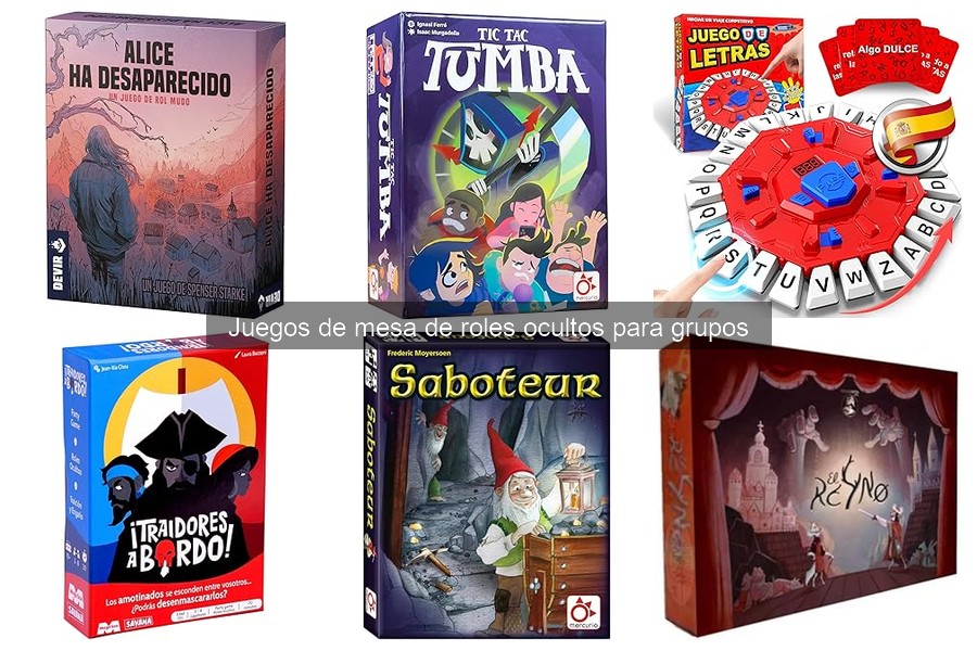 Ejemplos de partidas de juegos de roles ocultos