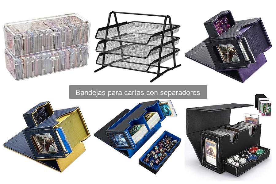 Errores comunes al usar bandejas para cartas con separadores