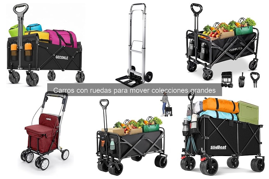 Errores comunes al usar carros con ruedas para colecciones