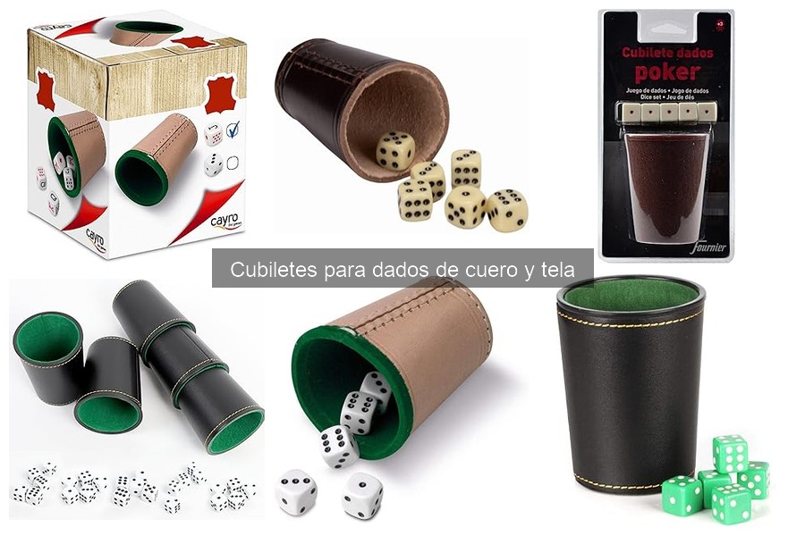 Errores comunes al usar cubiletes para dados de cuero y tela