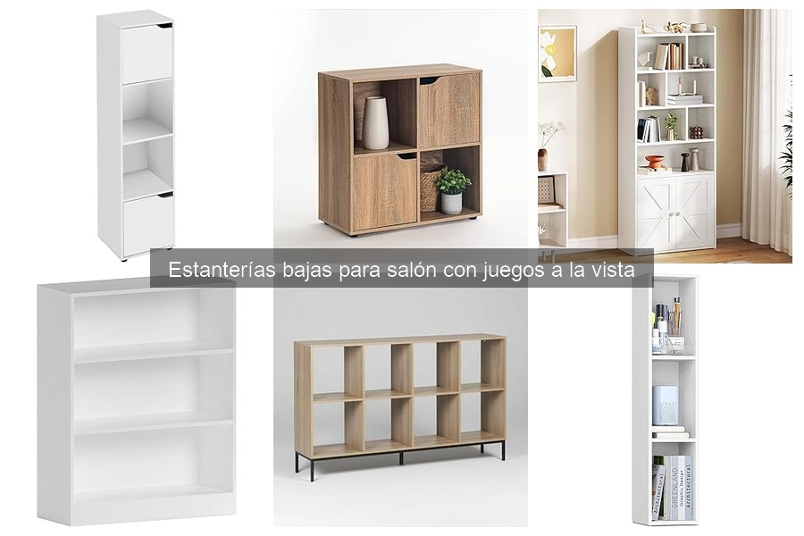 Errores comunes al usar estanterías bajas para juegos de mesa
