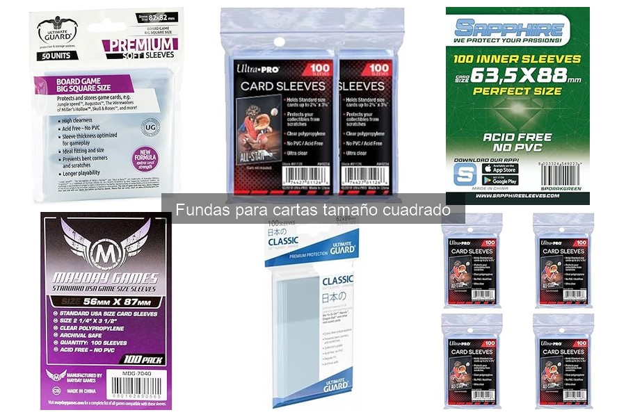 Errores comunes al usar fundas para cartas cuadradas