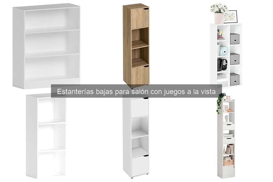 Estanterías bajas populares según las reseñas de clientes