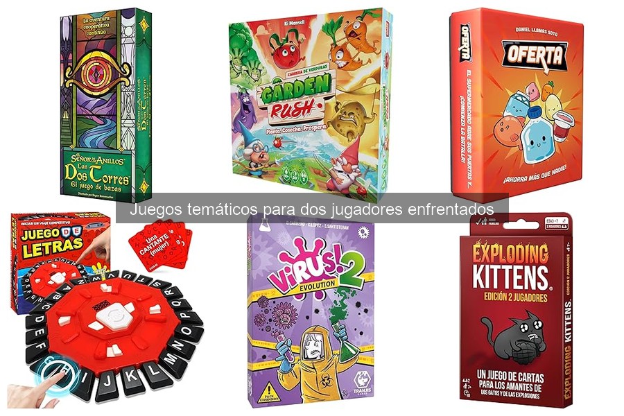 Estrategias para juegos temáticos de enfrentamiento para dos jugadores