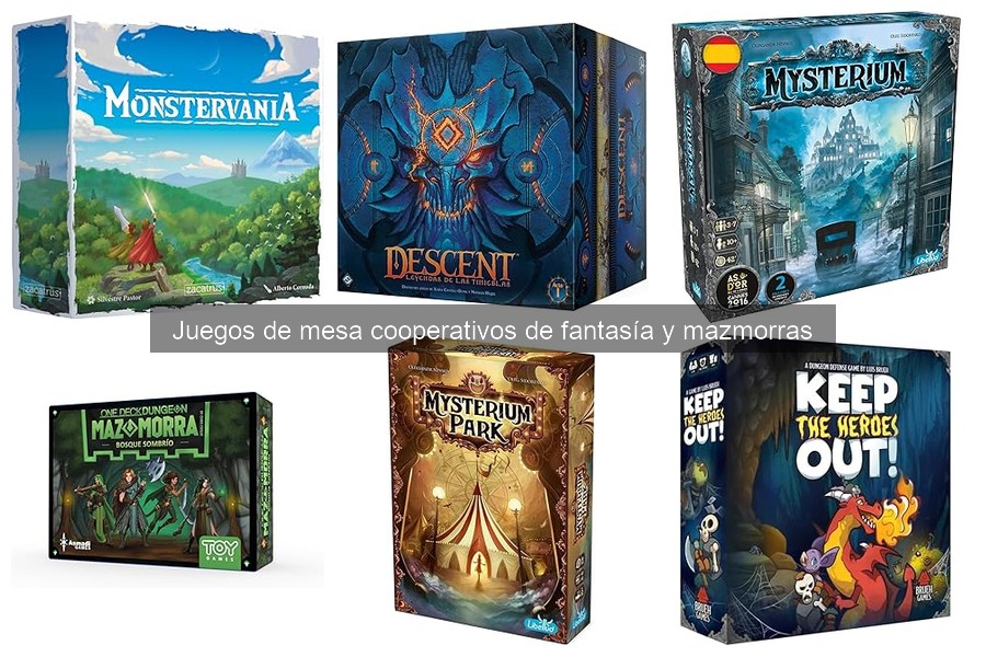 Estrategias para mejorar juegos de mesa cooperativos de fantasía