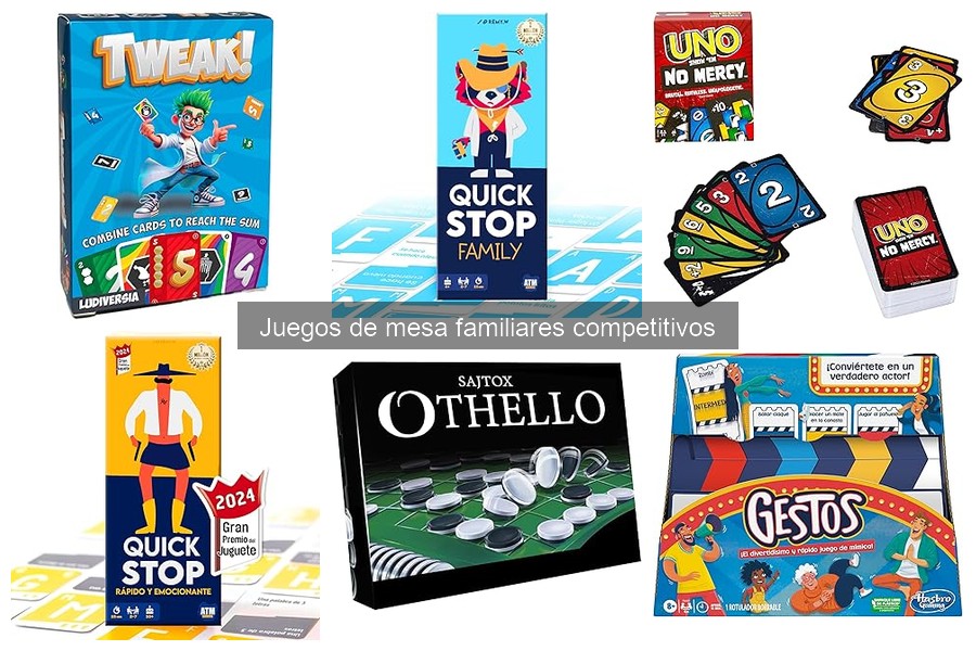 Evolución de los Juegos de Mesa Familiares Competitivos