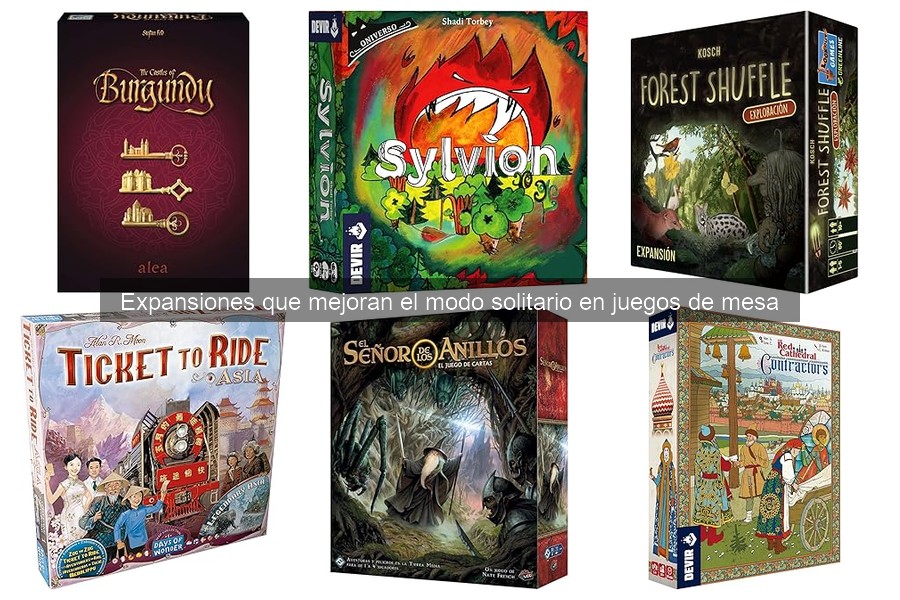 Expansiones para el modo solitario en juegos de mesa