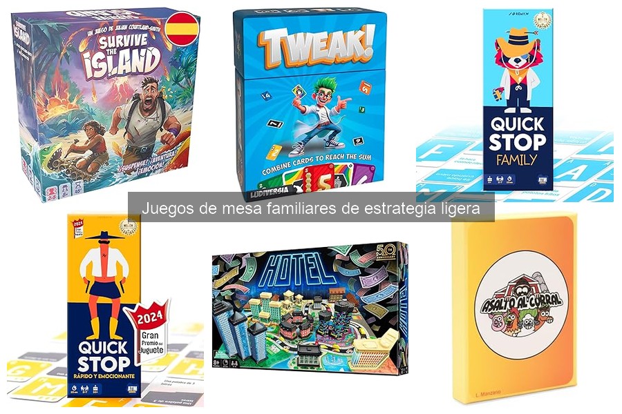 Expansiones para Juegos de Mesa Familiares de Estrategia Ligera