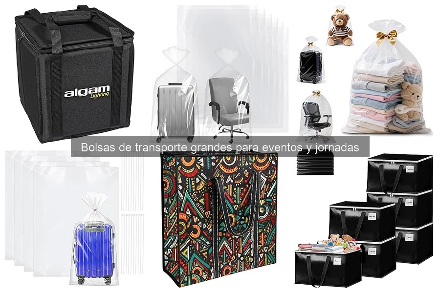 Experiencias de usuarios con bolsas de transporte grandes