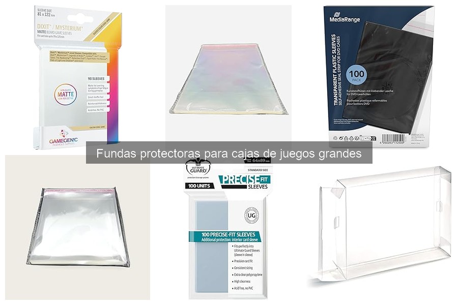 Fundas protectoras para cajas de juegos grandes: ¿Qué son?