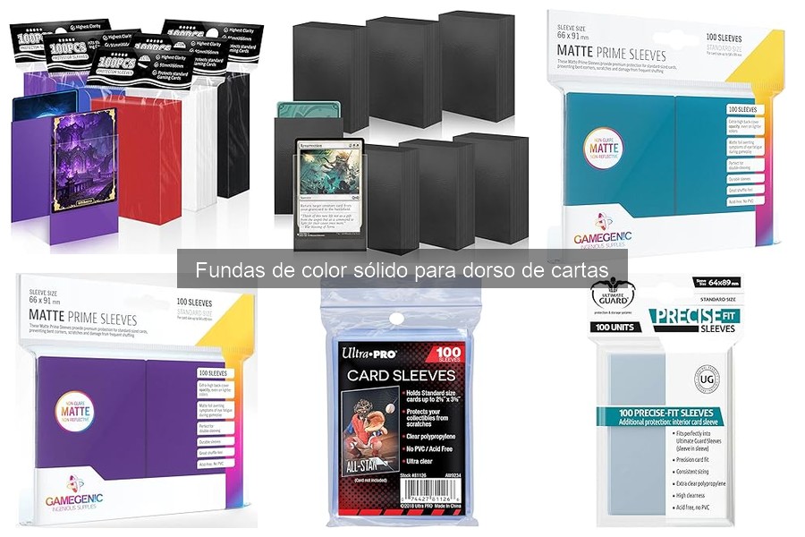 Fundas Sólidas vs. Artísticas para Cartas: ¿Cuál Elegir?