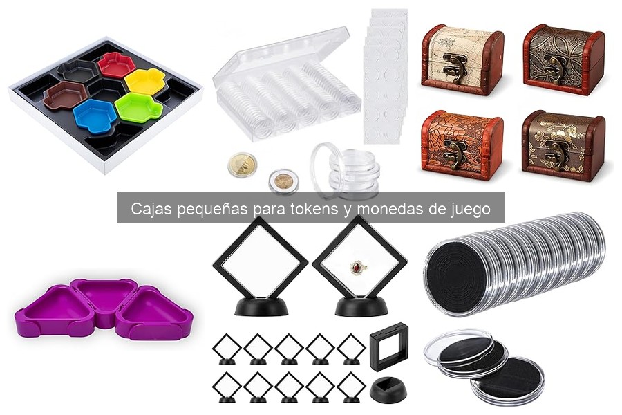 Guía de compra de cajas pequeñas para tokens y monedas de juego