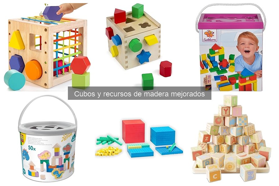 Guía de compra de cubos de madera mejorados para niños