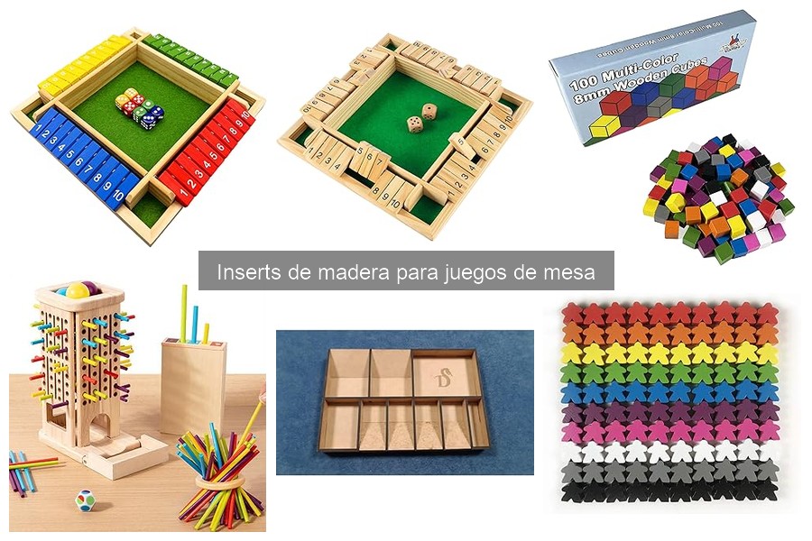Guía de compra de inserts de madera para juegos de mesa