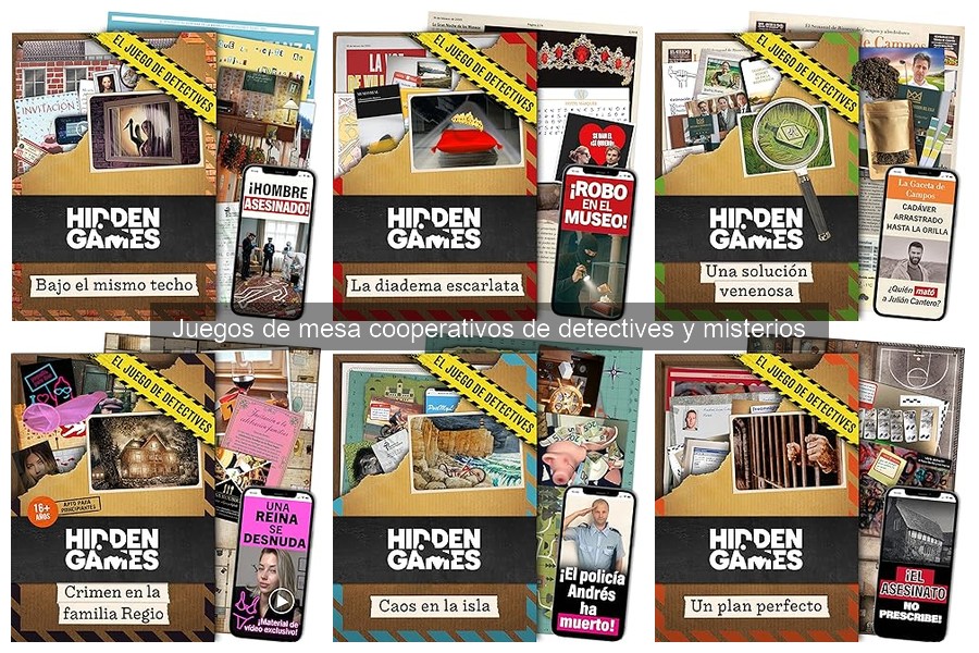 Guía de compra de juegos de mesa cooperativos de misterio