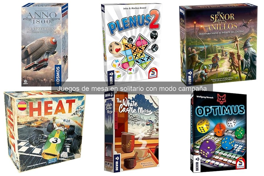 Guía de Compra de Juegos de Mesa en Solitario con Modo Campaña