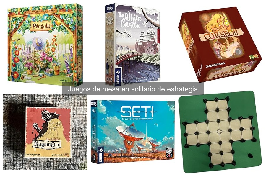 Guía de Compra de Juegos de Mesa en Solitario de Estrategia