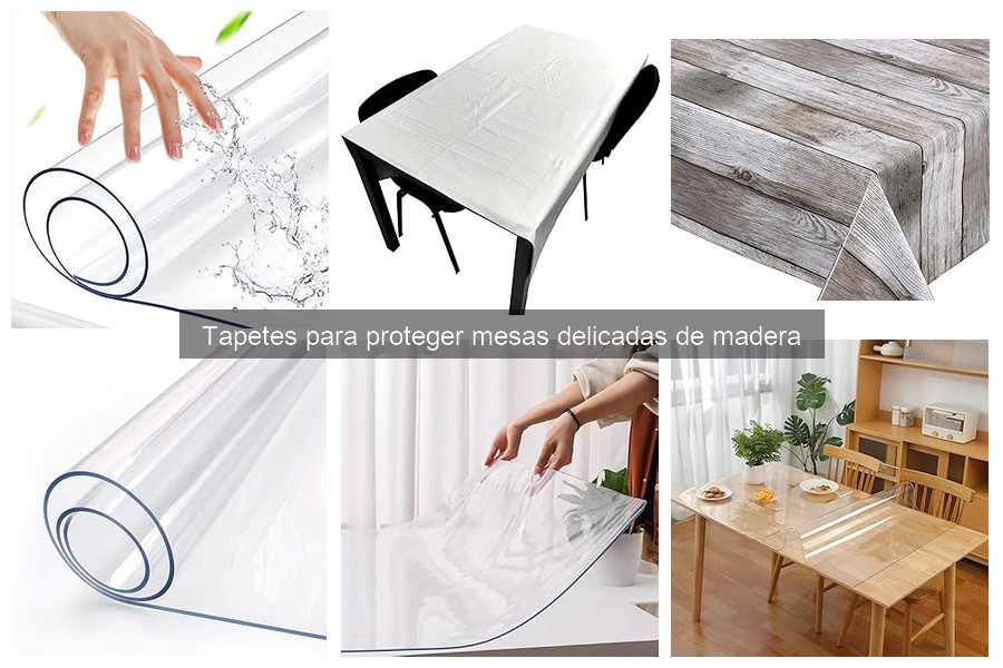 Guía de compra de tapetes para proteger mesas de madera