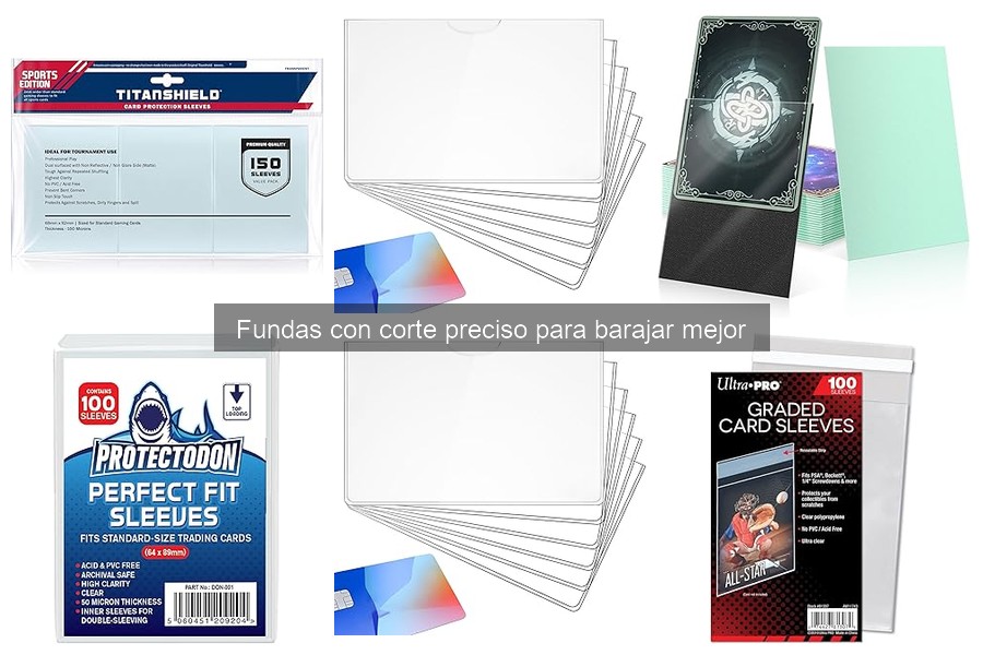 Guía de Compra: Fundas con Corte Preciso para Barajar Mejor